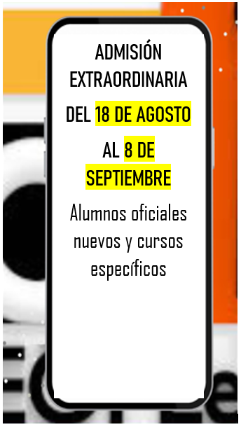 Admision extraordinaria 25-26