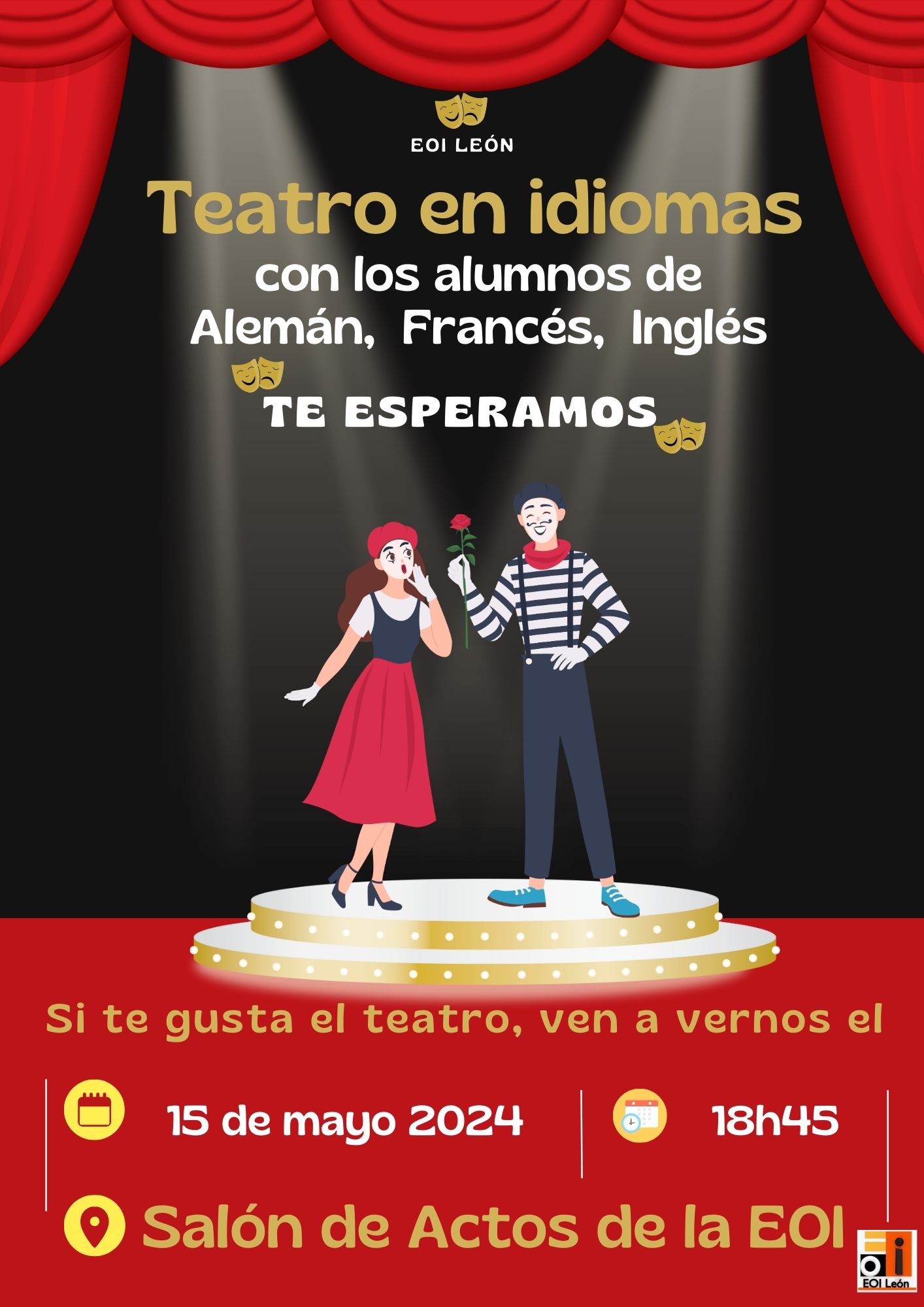 teatro idiomas 15 mayo